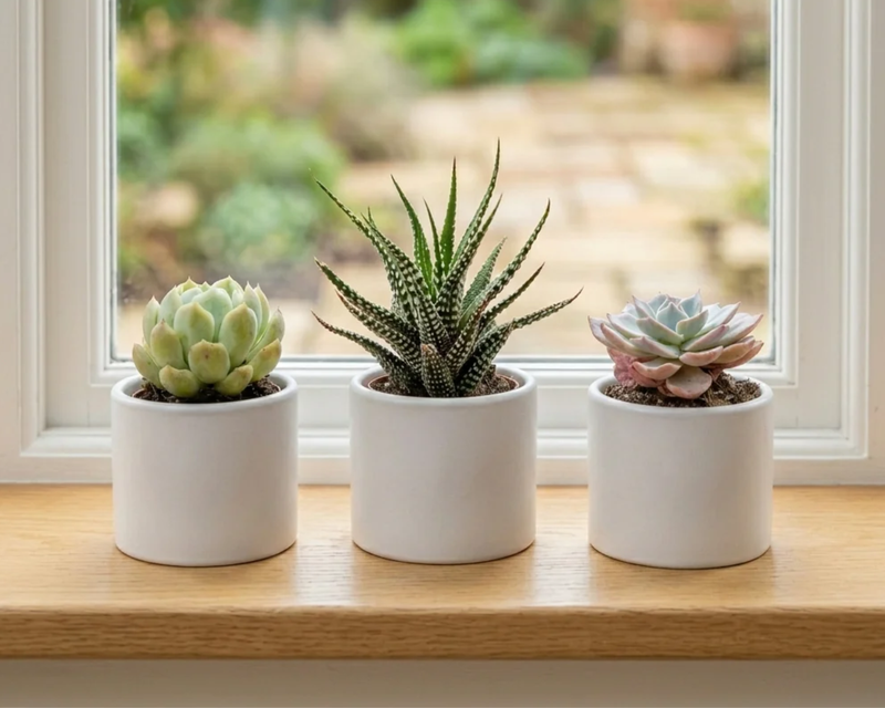 Petite Succulent Trio