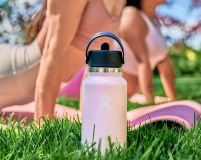 32oz Wide Mouth Bottle with Flex Straw Cap