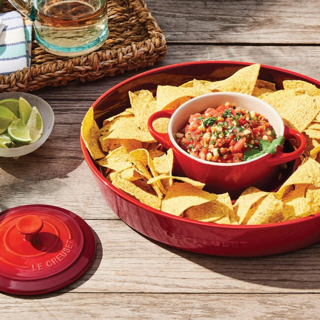 Signature Oval Chip and Dip Platter