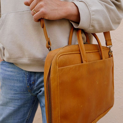 Brentwood Leather Briefcase