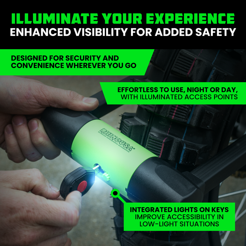 Heavy-Duty Bike Lock Set