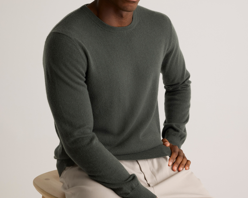 Mongolian Cashmere Crewneck Sweater