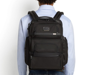 Monogrammed Tumi Brief Pack