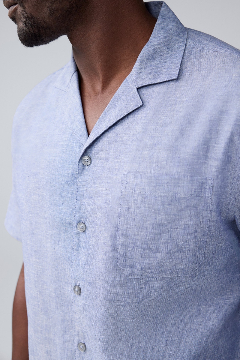 Tech Linen Camp Shirt