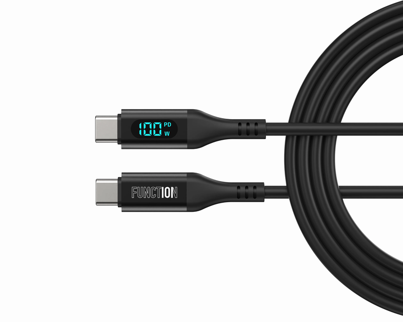 100W Smart Cable USB-C To USB-C with Digital Display 1.5M