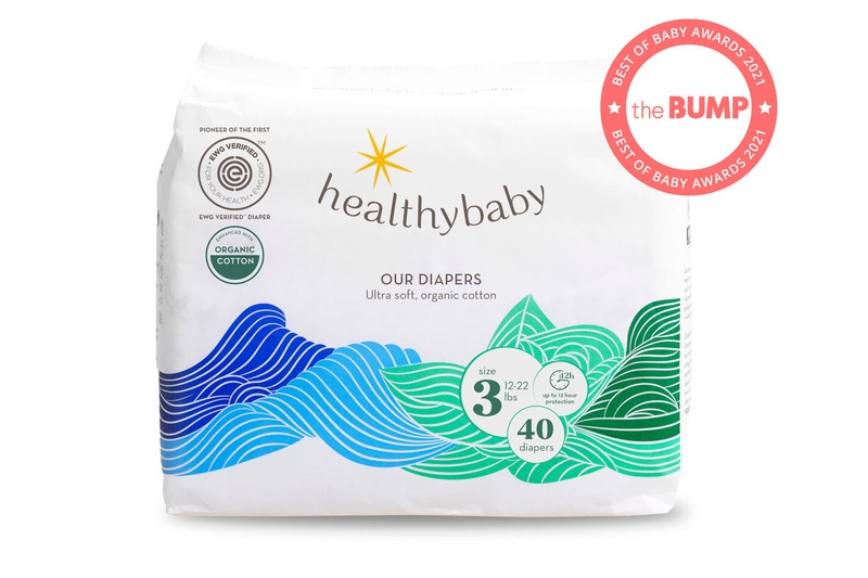 Healthybaby organic diaper and wipes set - new baby gift 2026 - $37