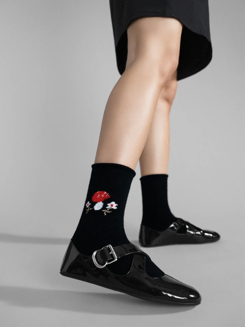 Women's Cashmere Crew Sock