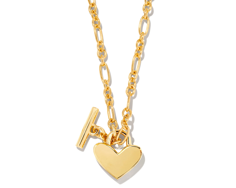 Heart Padlock Pendant Necklace