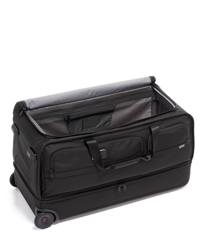 Monogrammed Large Split 2 Wheeled Duffel 
