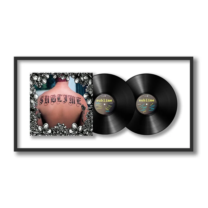 Shadowbox Framed Double Vinyl Album, Black
