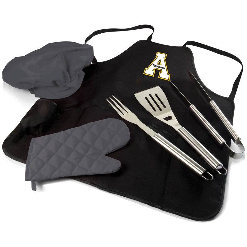 NCAA BBQ Apron Tote Pro Grill Set