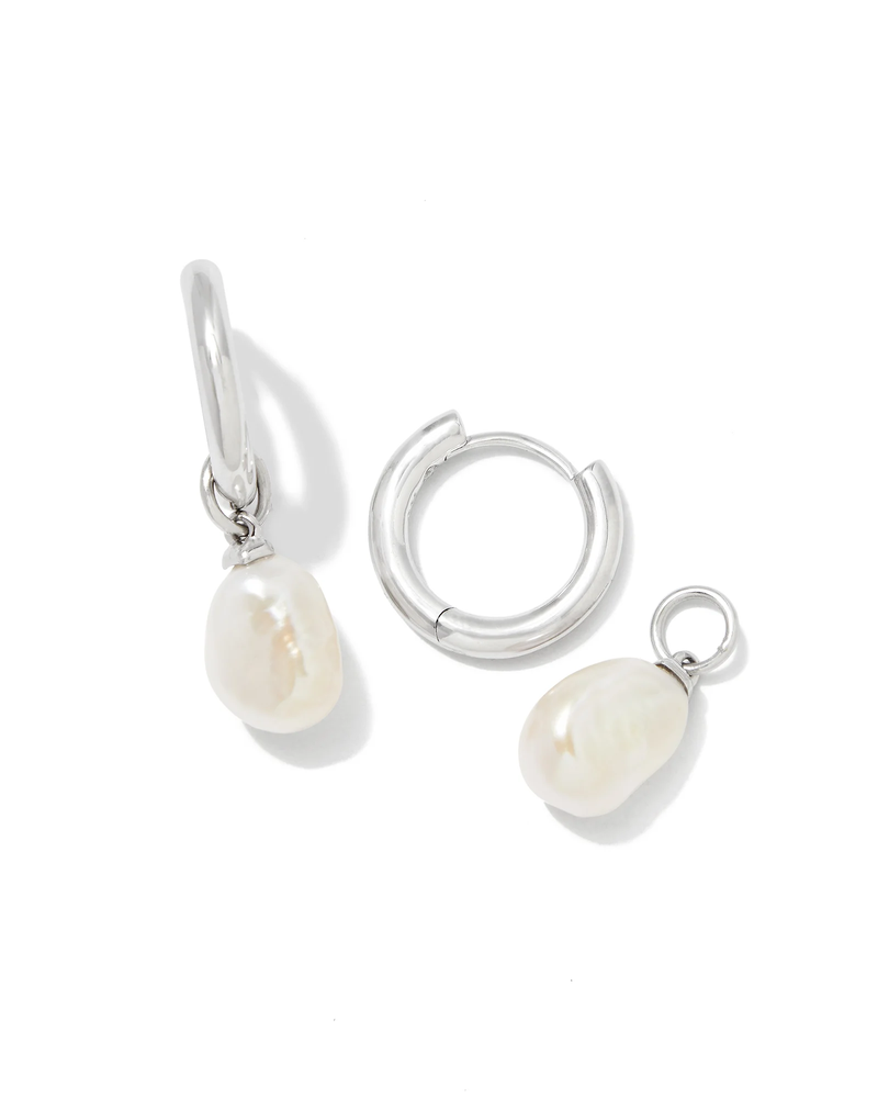 Willa Pearl Huggie Earrings