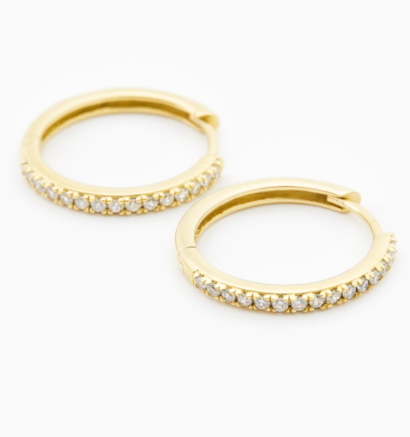 Crystal Hoops