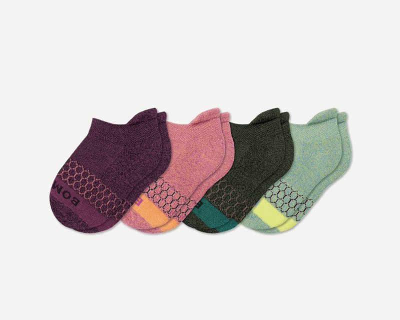 Junior Marl Ankle Sock 4-Pack