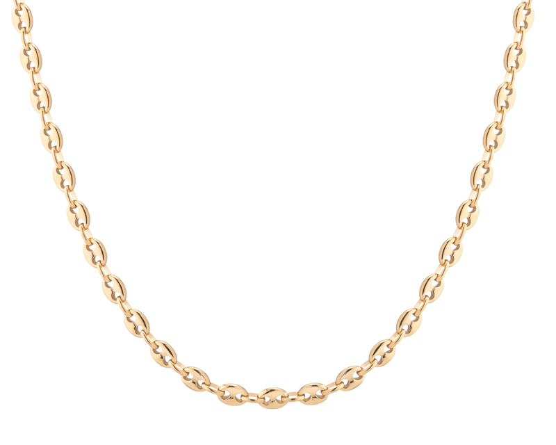 Puffed Mariner Chain Necklace