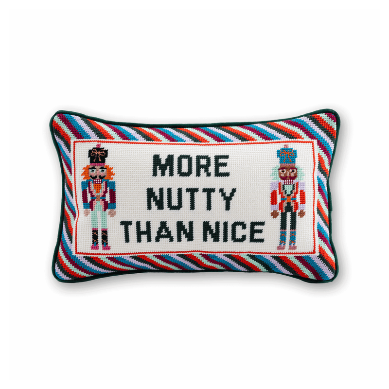 Holiday Needlepoint Pillow