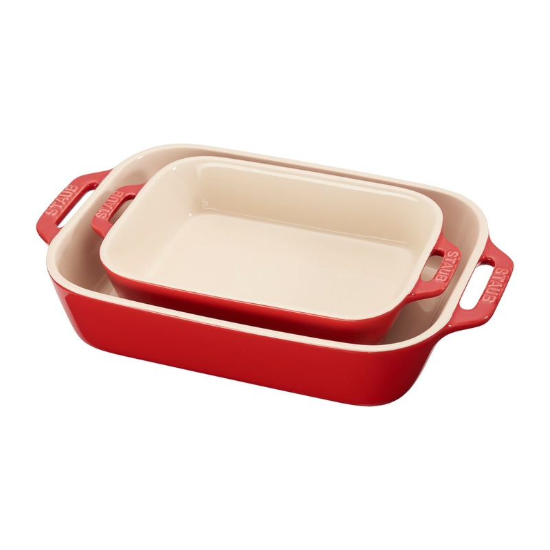Ceramic 2-Piece Rectangular Baking Dish Set