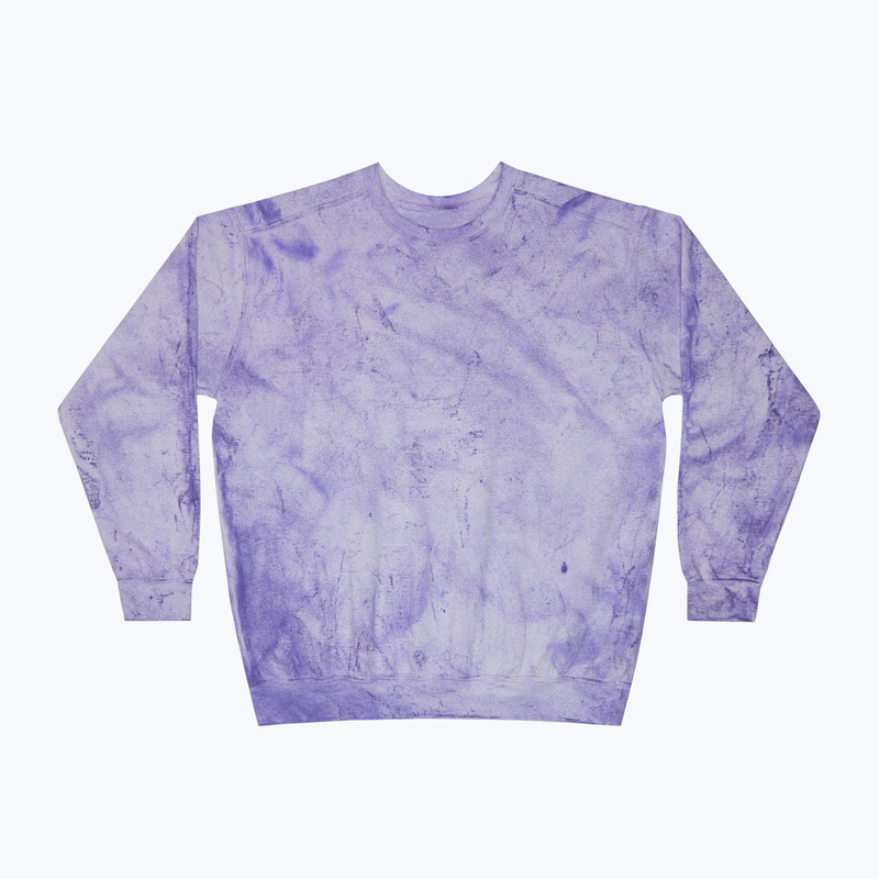 Branded Unisex Color Blast Crewneck Sweatshirt
