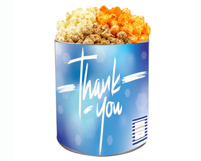3 Flavor Hampton Classic Popcorn Tin, 1 Gallon