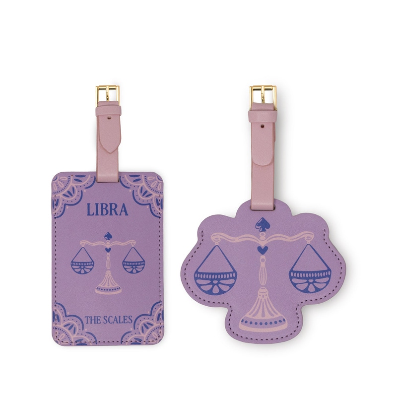 Leatherette Luggage Tag Set of 2
