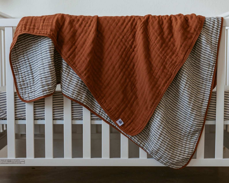 100% Muslin Cotton Baby Quilt