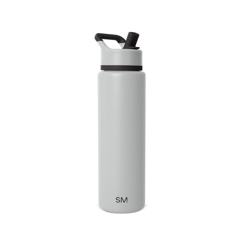 Summit Solid Water Bottle with Straw Lid, 30oz