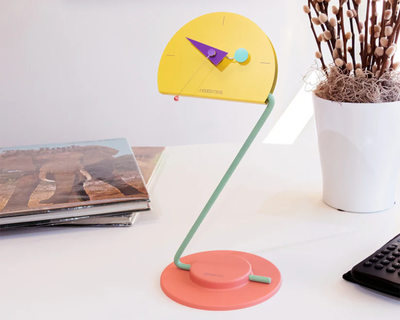 Peacock Desk Clock