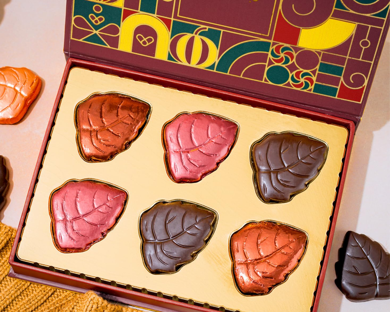 Thanksgiving Chocolate Greeting Card Gift Box