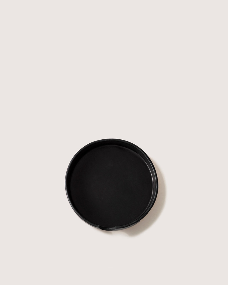 Leather Round Tray