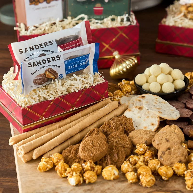 Season's Greetings Gift Tower