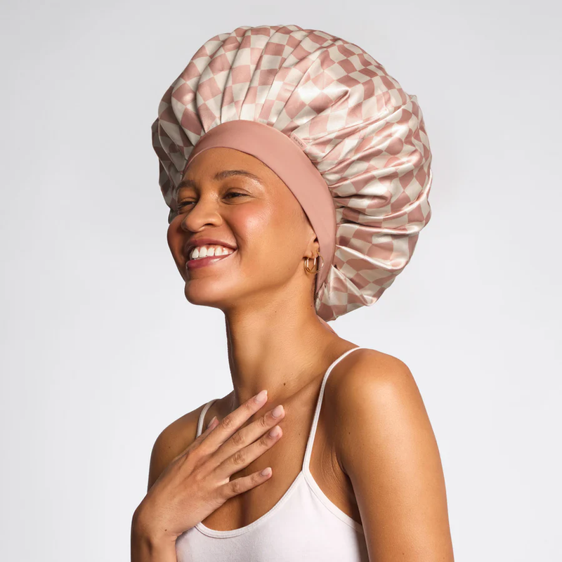 Oversized Satin Bonnet
