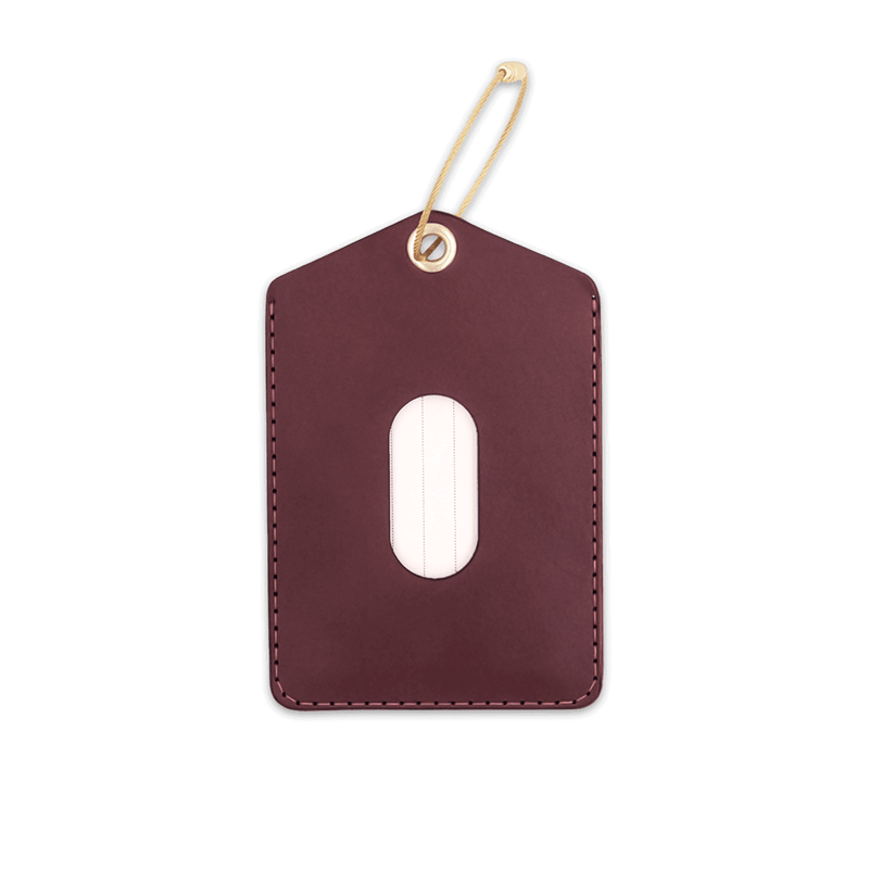 Leather Luggage Tag