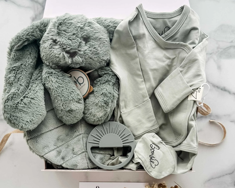 Sweet Sage Snuggles Baby Gift Box
