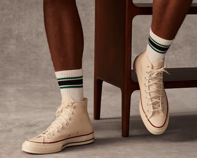 Men's Vintage Stripes Half Calf Socks