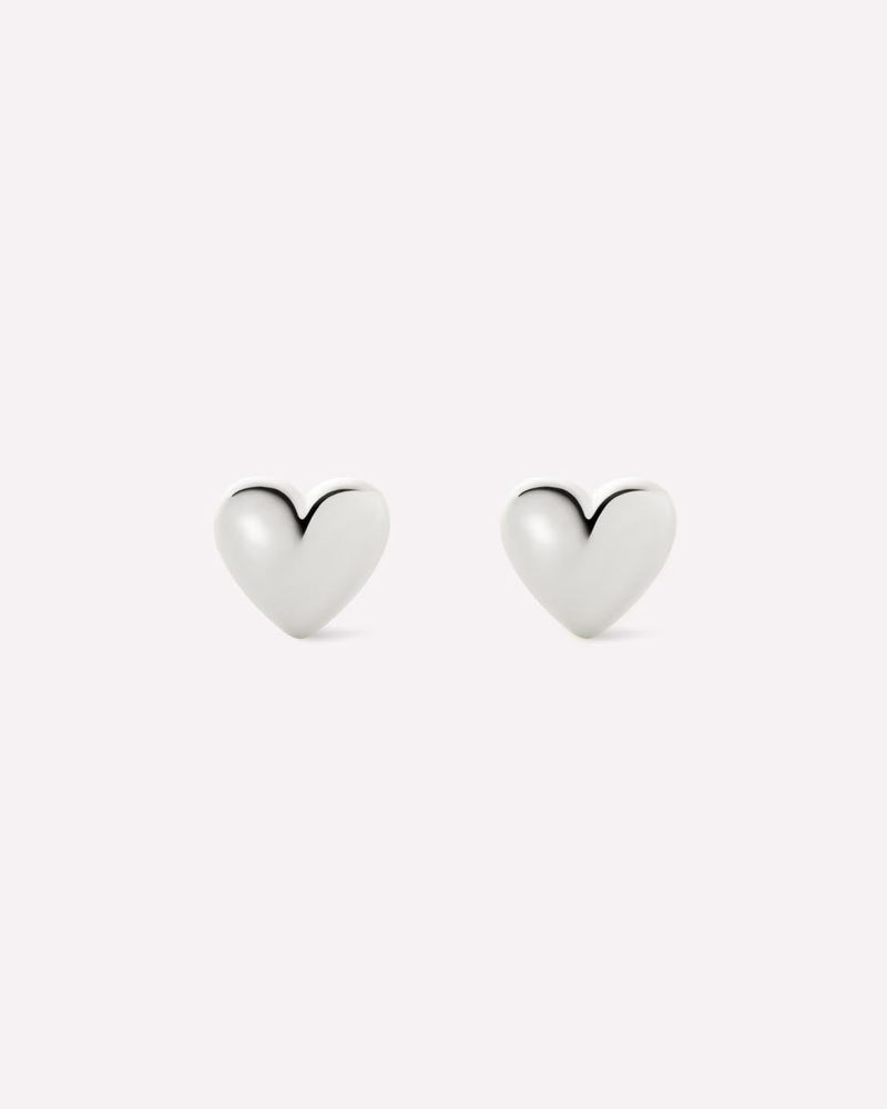 Lev Heart Stud Earrings
