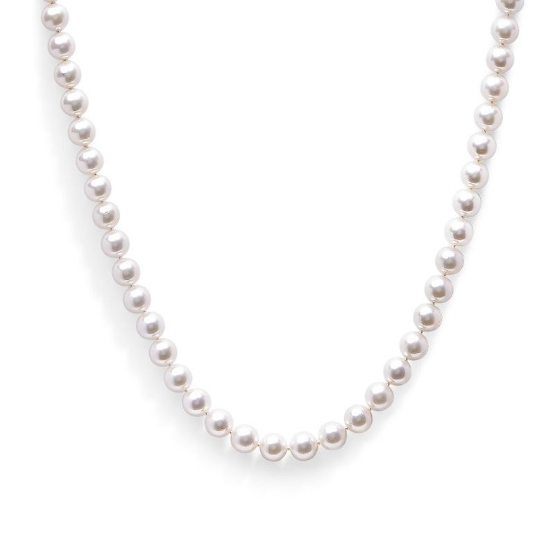 14K Gold Akoya Pearl Strand Necklace