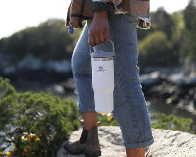 The IceFlow™ Flip Straw Tumbler 40 oz