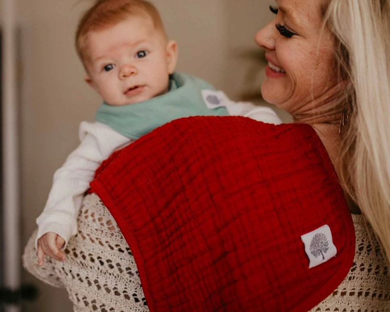 Muslin Burp Cloth 4-Pack