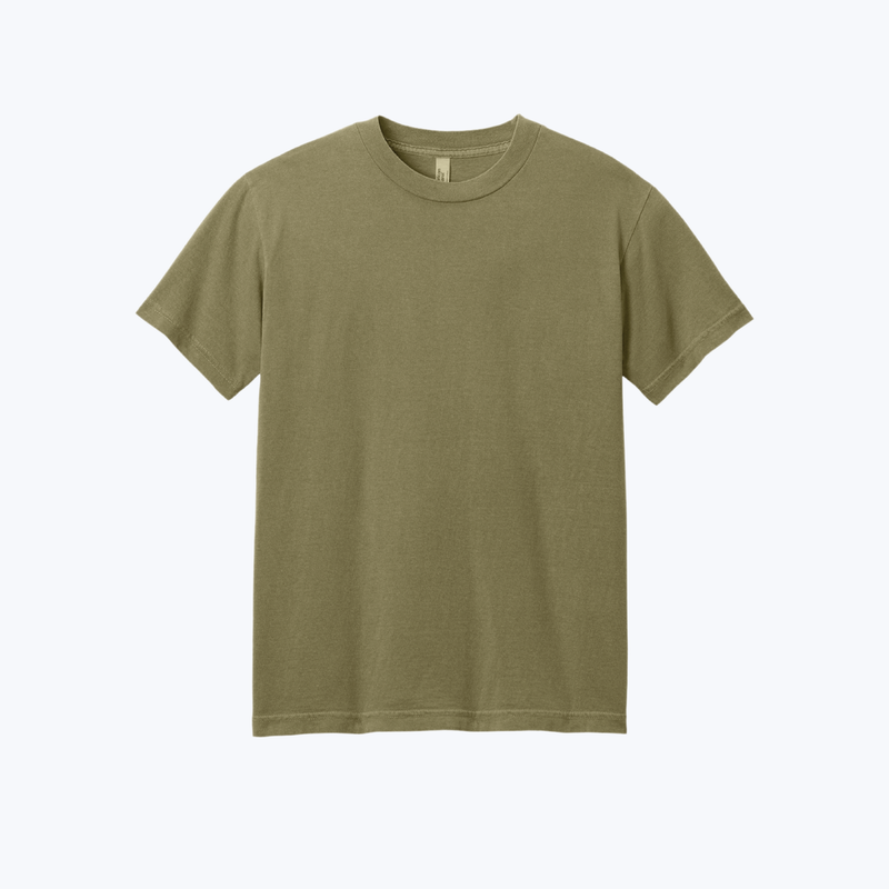 Branded American Apparel Garment-Dyed Heavyweight Cotton Tee
