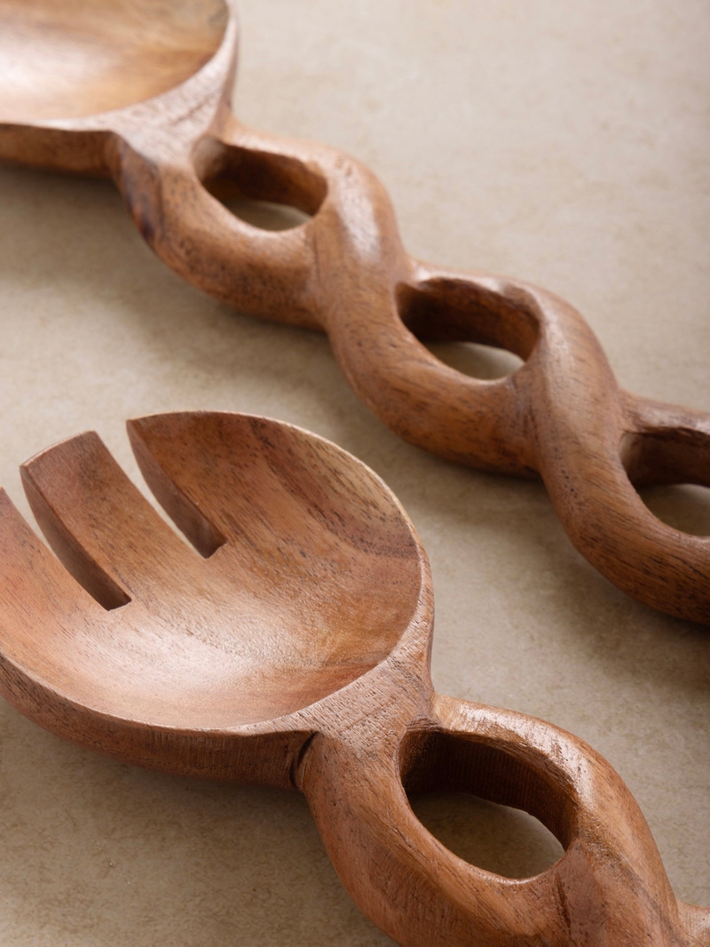 Valencia Carved Salad Servers
