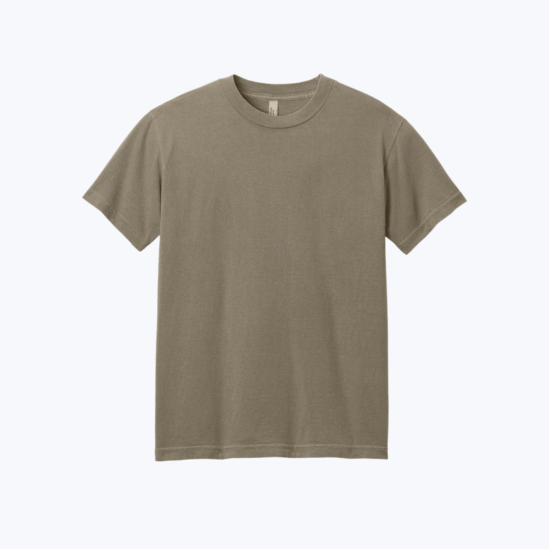 Branded American Apparel Garment-Dyed Heavyweight Cotton Tee