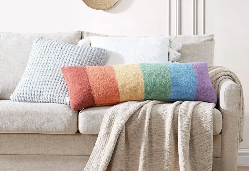 Rainbow Lumbar Pillow