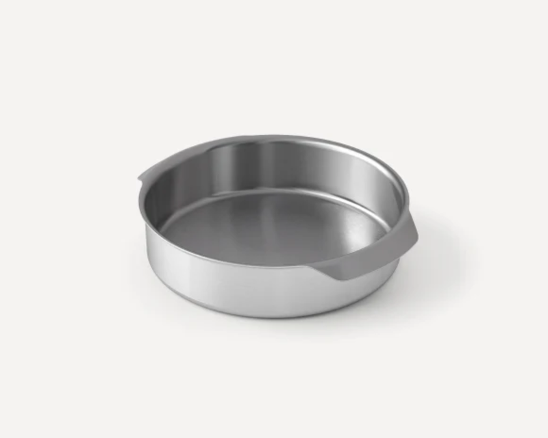 8-Inch Round Stainless Steel Pan
