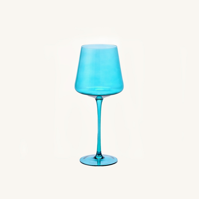 Aura Colored Wine Glasses, Set of 2