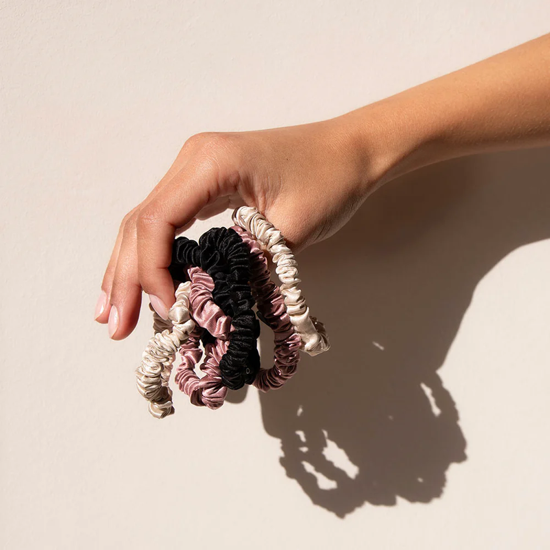 Skinny Silk Scrunchie Set