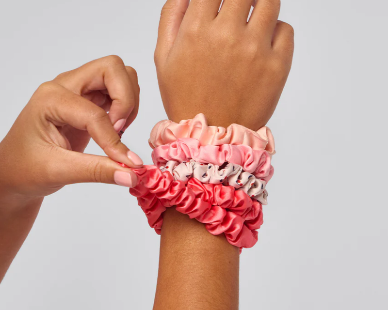 Satin Sleep Scrunchie 5 Piece Set