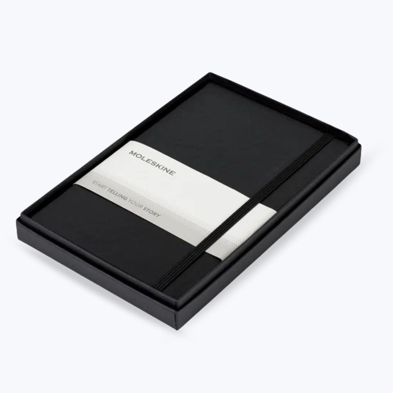 Branded Moleskine Hard Cover Ruled Notebook in Gift Box