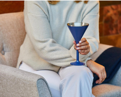 Stainless Steel Martini Glass