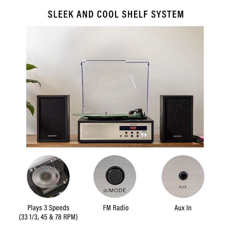 Sloane Record Player with Speaker