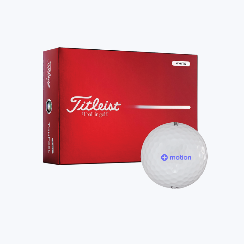 Branded Titleist TruFeel Golf Balls, 1 Dozen